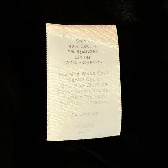 Talbots black jacket stretch slim fitting 3/4 sleeves 10 - Picture 8 of 9